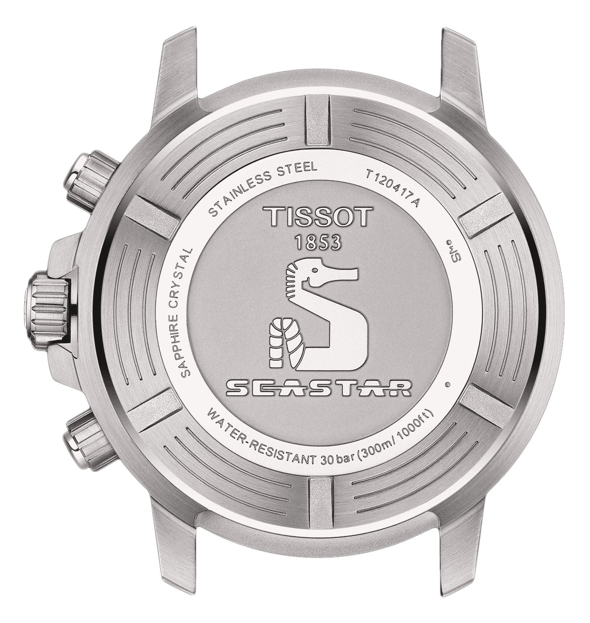 Tissot T-Sport Seastar 1000 Chronograph Stainless Steel Blue Dial Date Divers Quartz Mens Watch T120.417.11.041.03