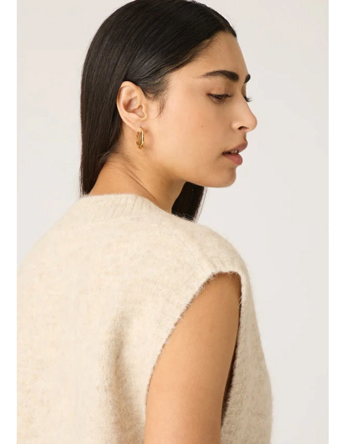 Vesper Knit Vest Stone