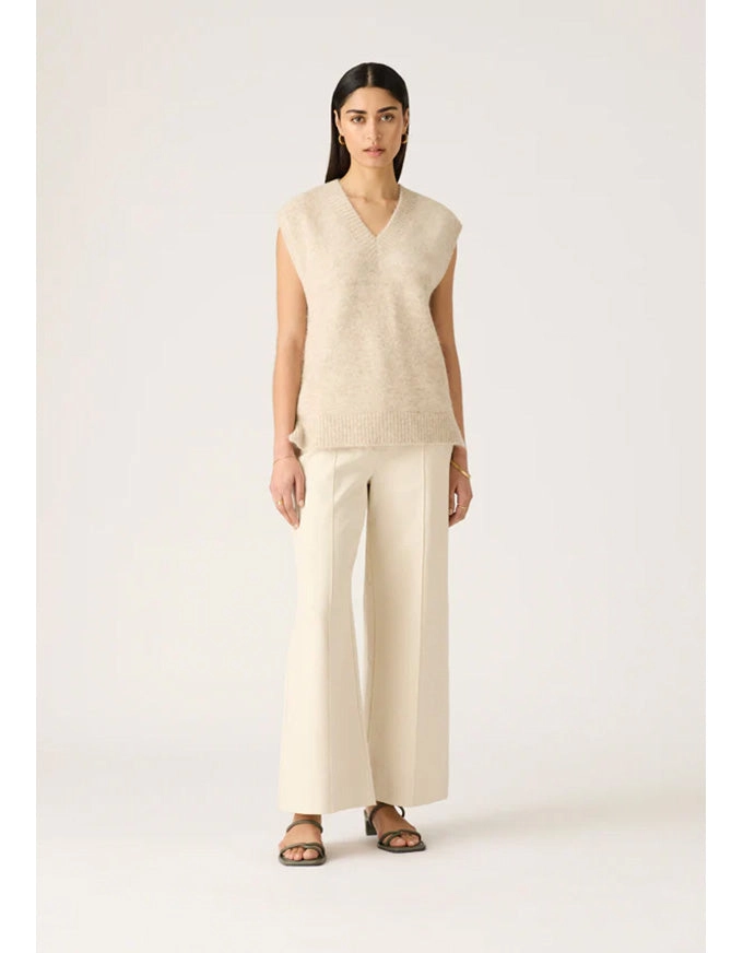 Vesper Knit Vest Stone