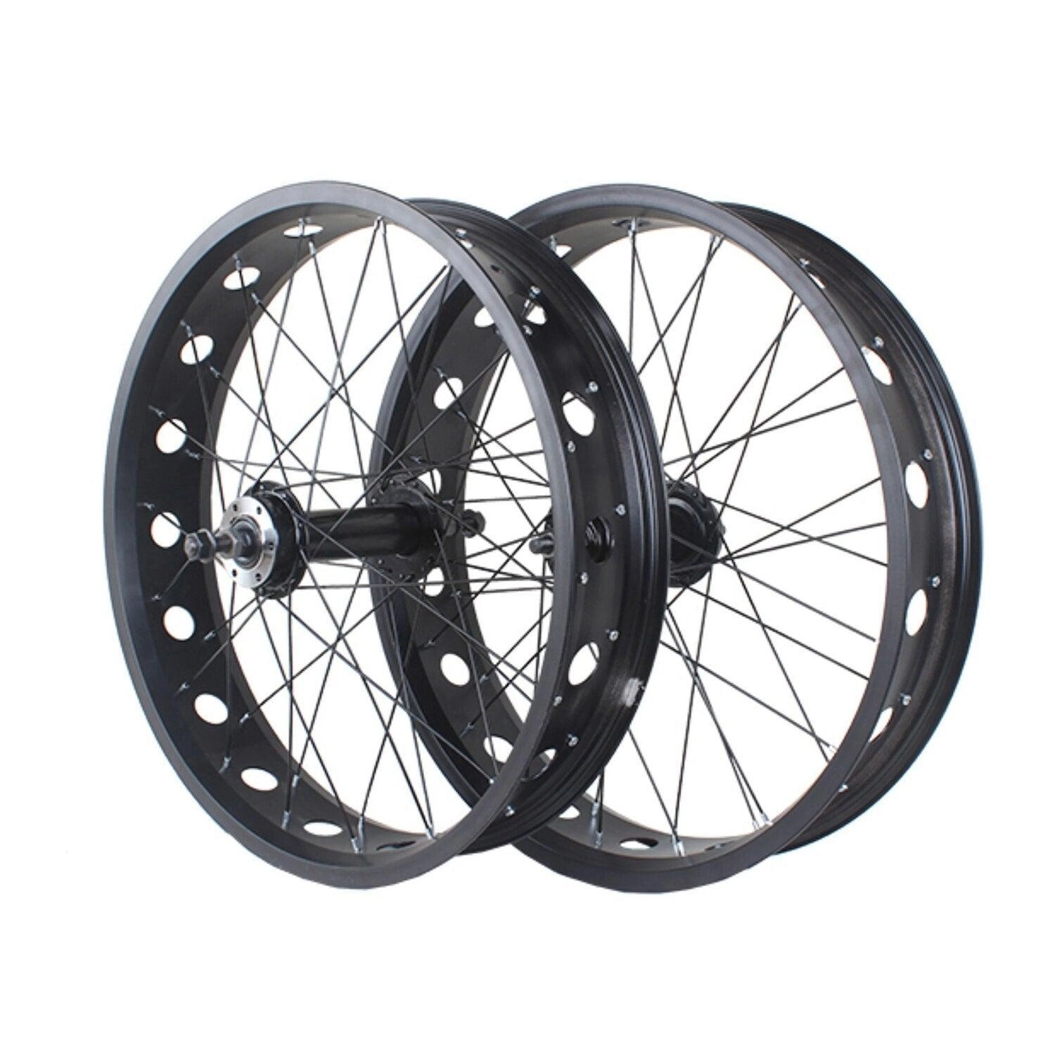 VIVI Bike 26 Inch Fat Tire Front Wheel Set