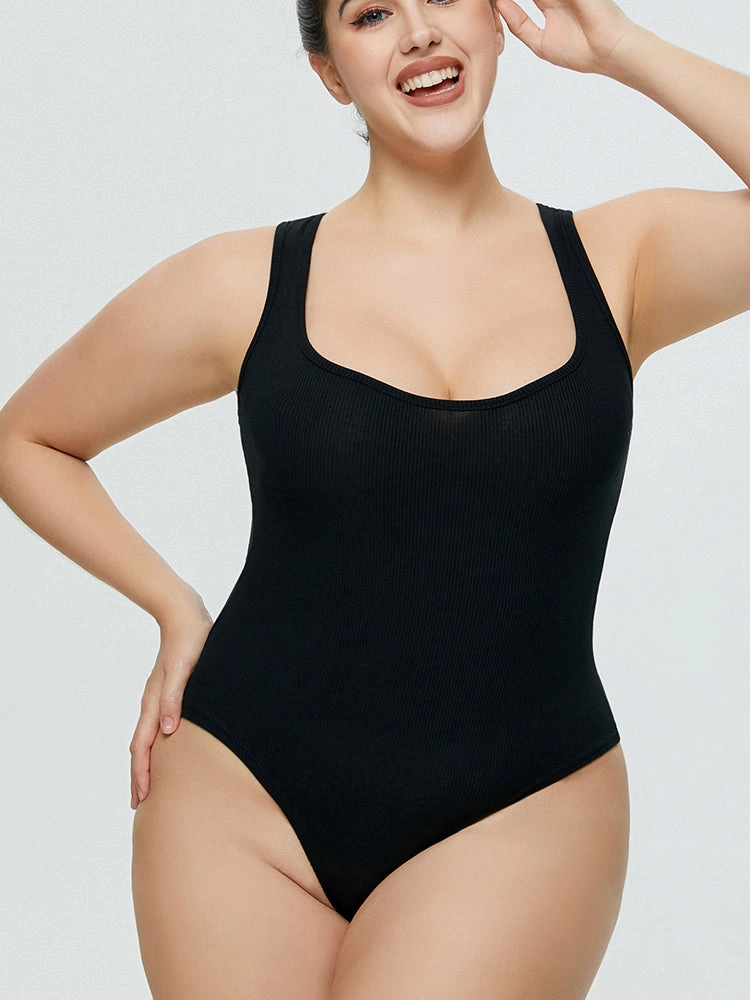 Women's Casual Sleeveless Slim Fitted Basic Tank Bodysuit