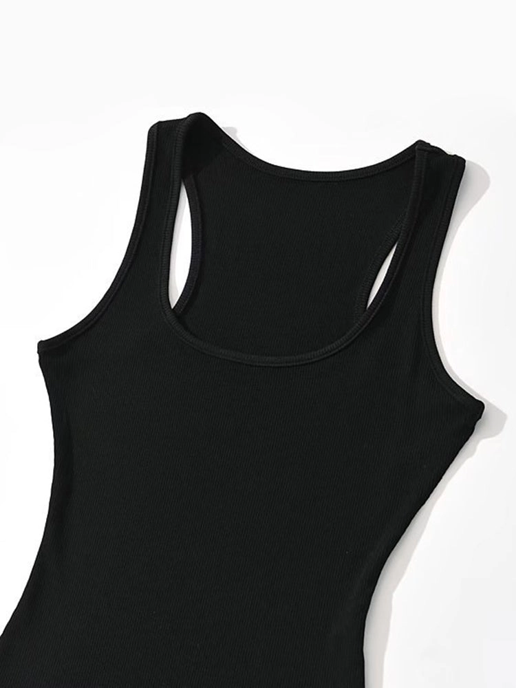 Women's Casual Sleeveless Slim Fitted Basic Tank Bodysuit