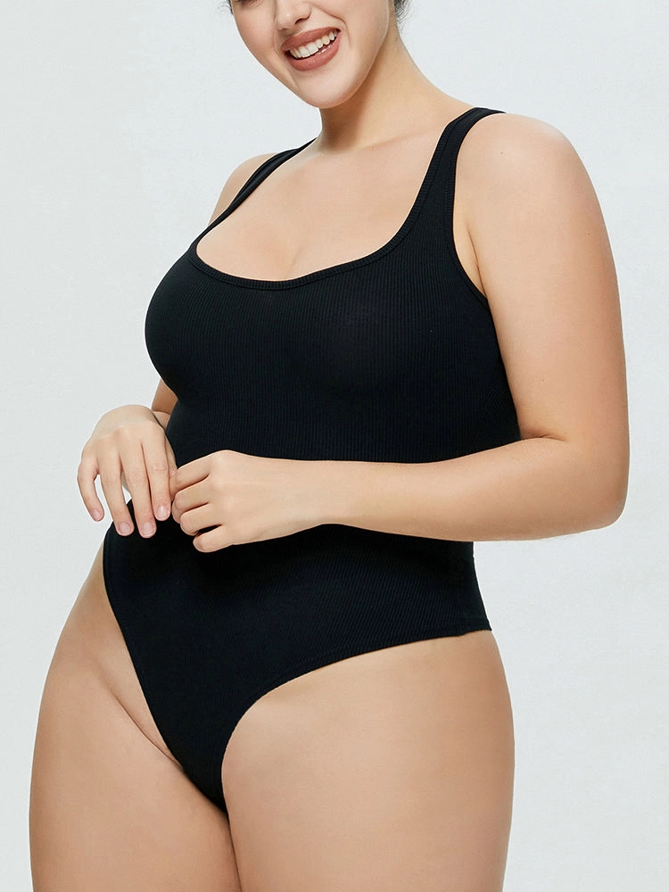 Women's Casual Sleeveless Slim Fitted Basic Tank Bodysuit
