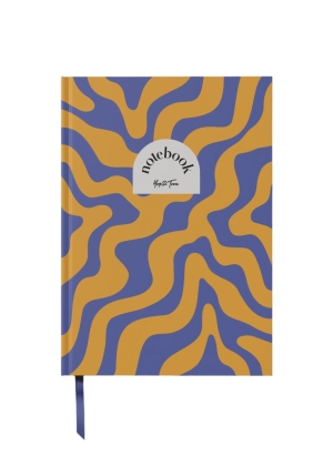 Yop & Tom Lined Notebook Hardback - Electric Maze